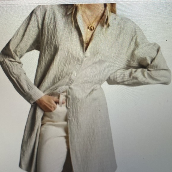 Tops - Maeve by Anthropology Button Down Tunic Shirt